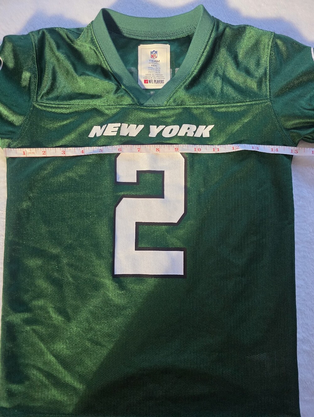 NFL New York Jets Zach Wilson #2 Kids Jersey Green Size 6/7 - Picture 5 of 6